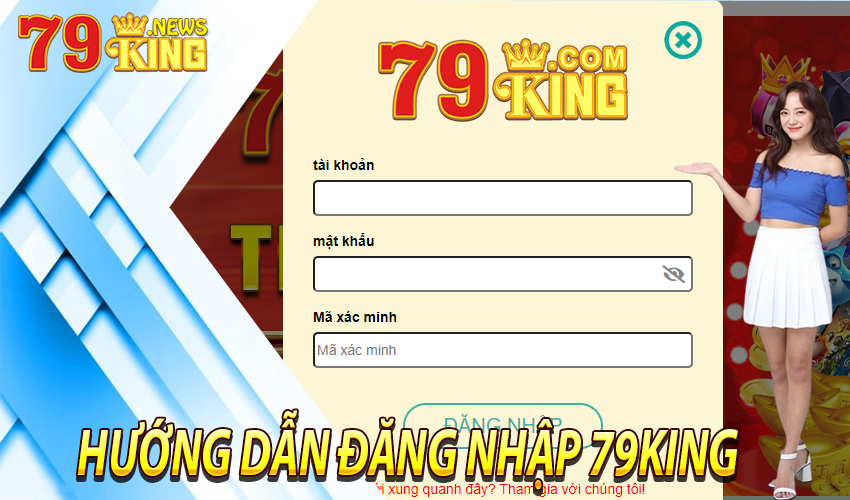 Hướng dẫn đăng nhập 79king